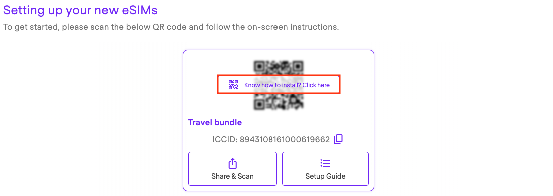 Setup Guide For Installing An ESIM Tripsim By SYD Help